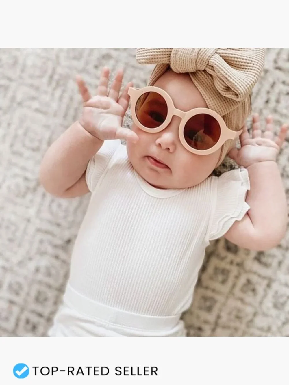 Kids Round UV400 Protection Sunglasses Retro Style Toddler Eyewear
